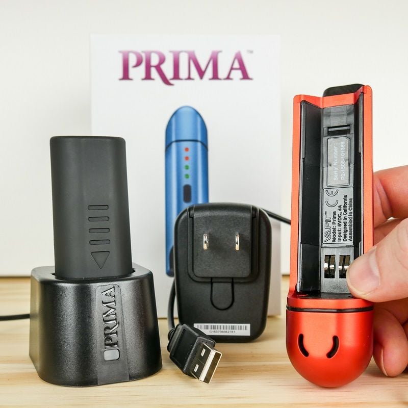 vapir prima charging dock and battery