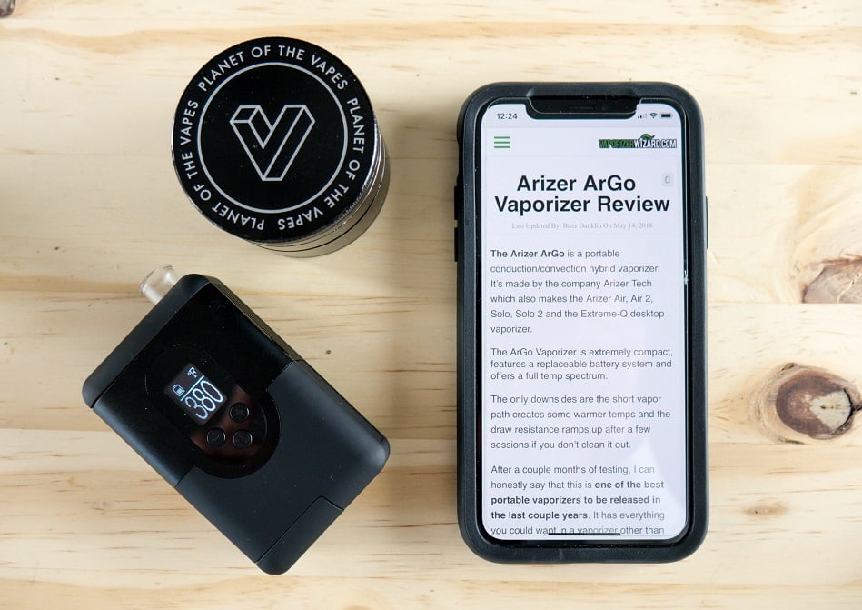 Arizer ArGo Portable Vaporizer Review