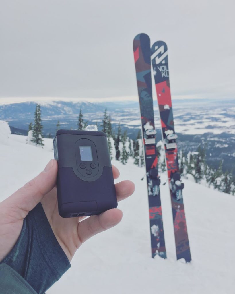 Skiing with the Arizer ArGo