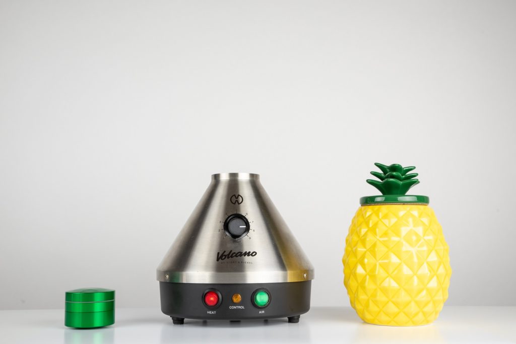 Volcano Vaporizer with Brilliant Cut Grinder