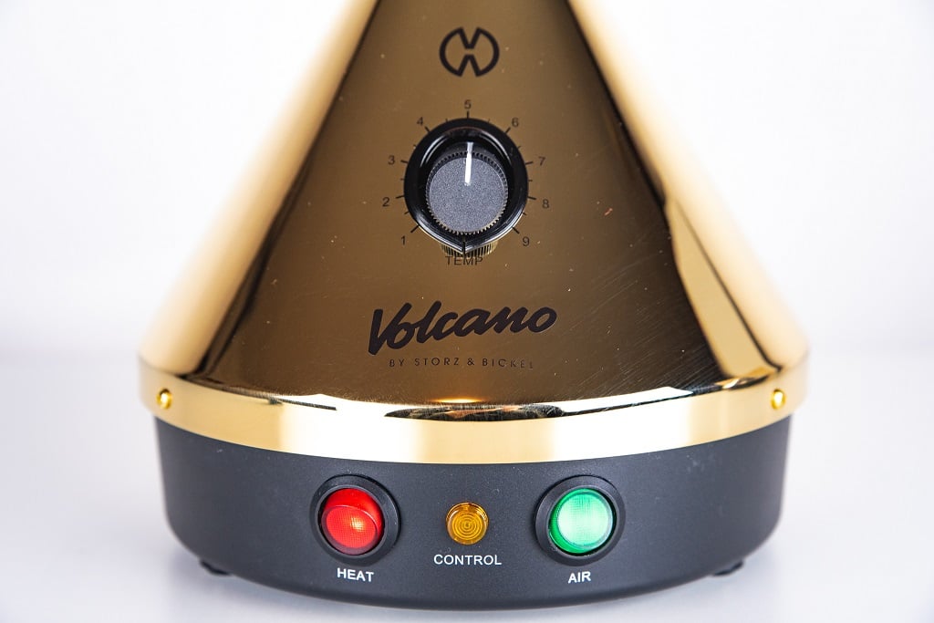 Volcano Vaporizer - Gold Edition - Buttons and Temp Control