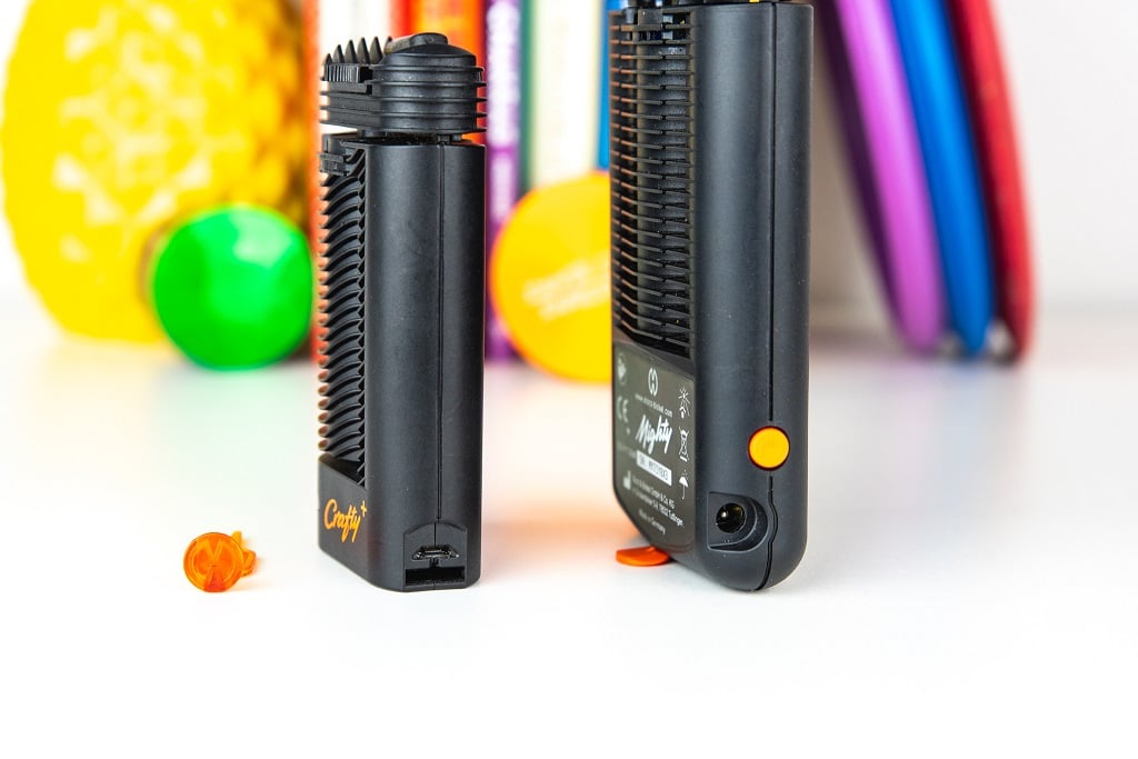 Mighty and Crafty Plus Vaporizer Charging Ports