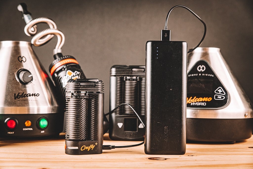 Crafty+ Vaporizer with Anker Battery Pack