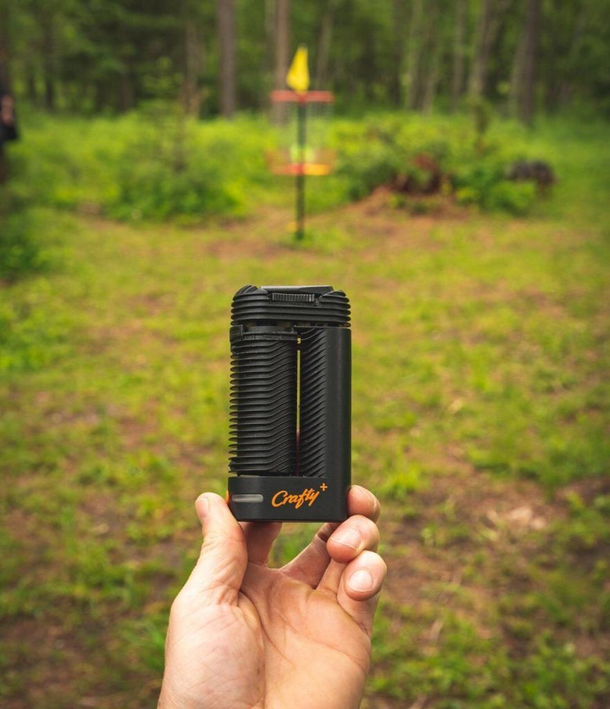 Disc Golf with Crafty Plus Vaporizer