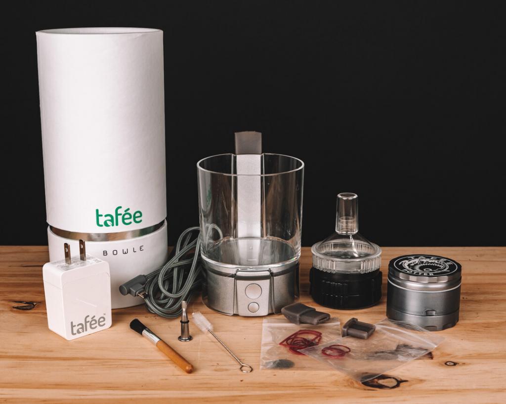 Tafee Bowle Vaporizer - Whats Included in the Box