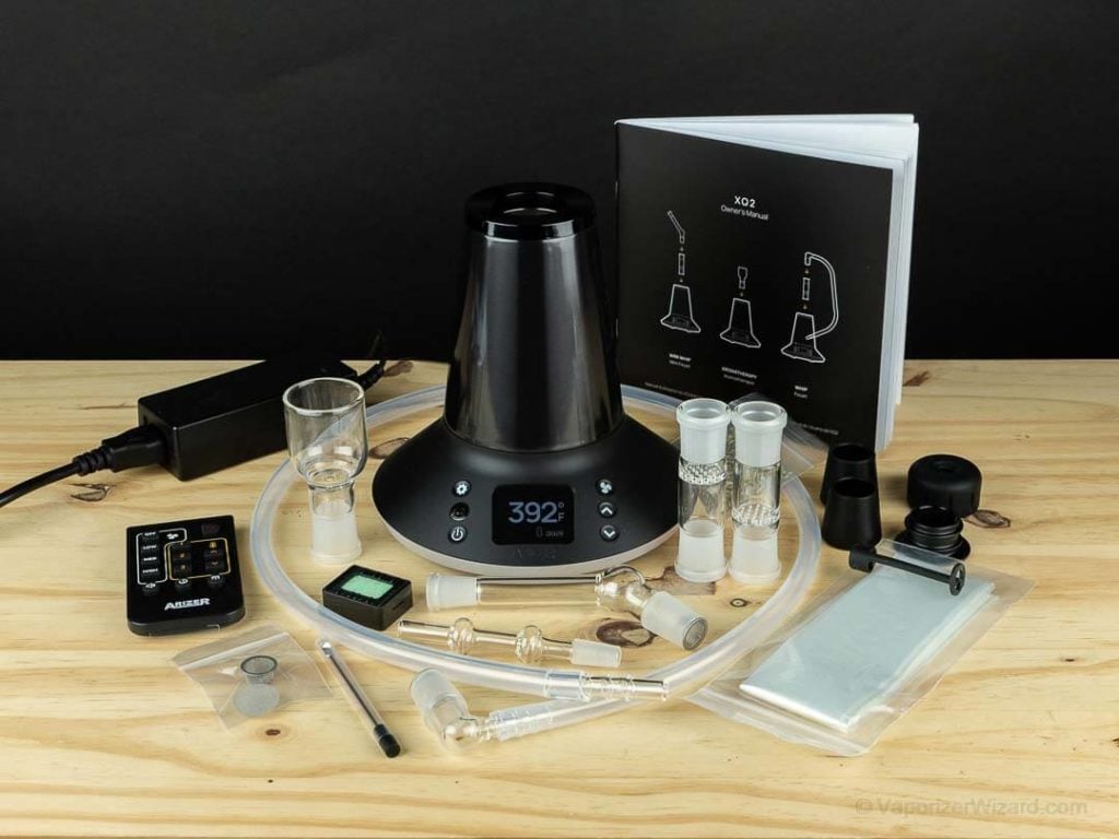 Arizer XQ2 Desktop Vaporizer - Included in the Box