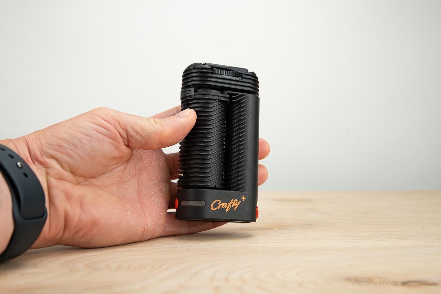 Crafty+ Plus Vaporizer Size in Hand