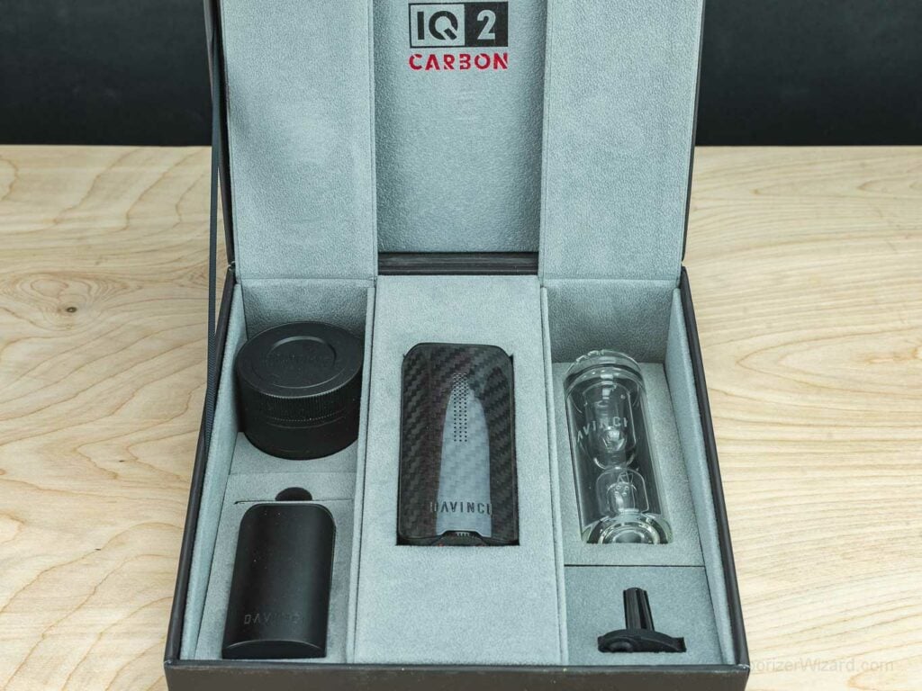 Davinci IQ2 Carbon Vaporizer Included Accessories