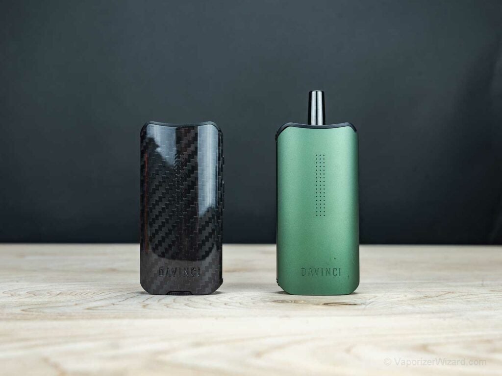 Davinci IQ2 Carbon Vaporizer and Davinci IQC Vaporizer