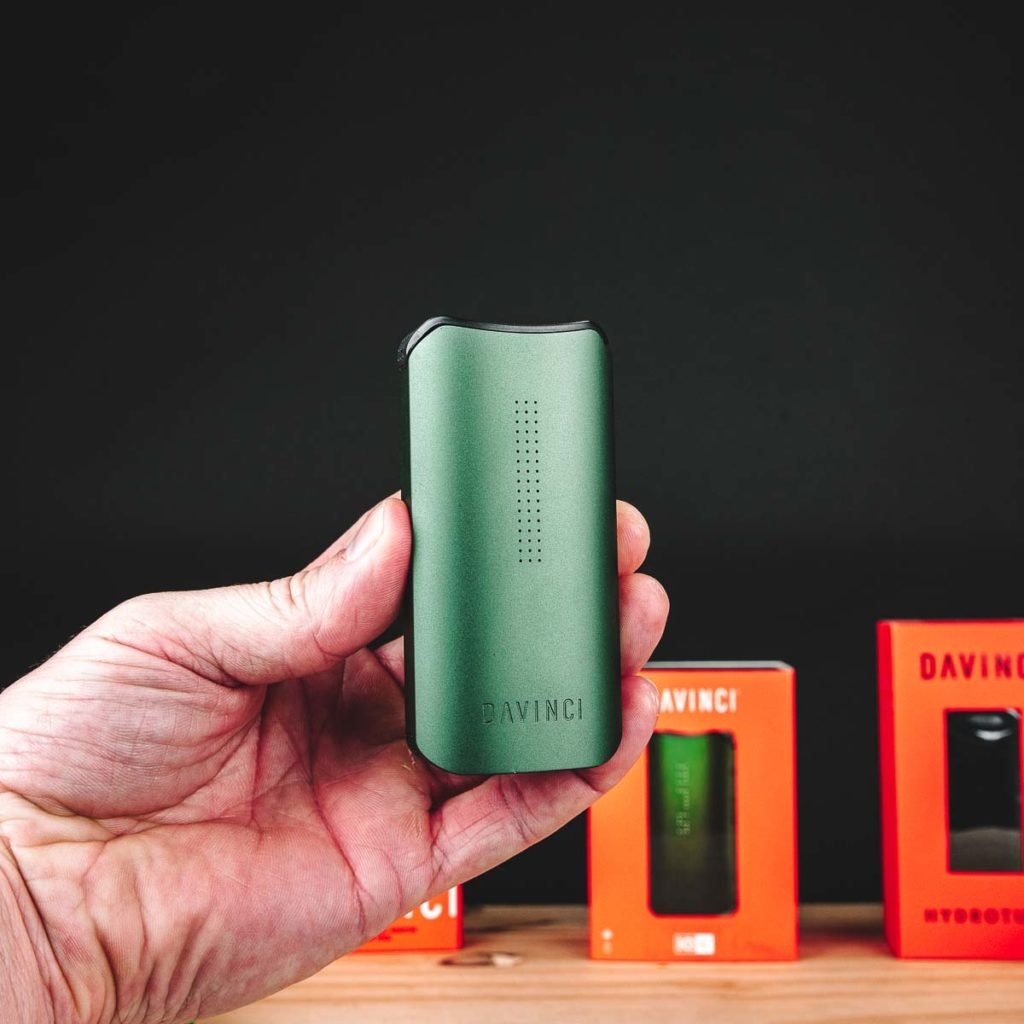 Green Davinci IQC Dry Herb Vaporizer