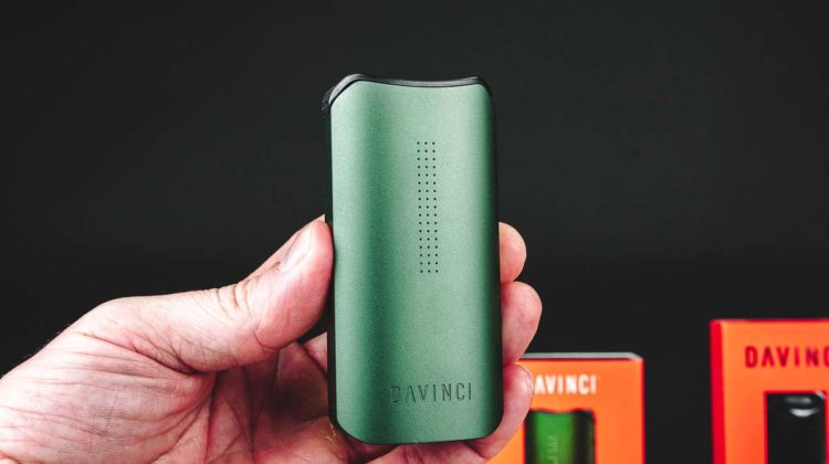Green Davinci IQC Dry Herb Vaporizer