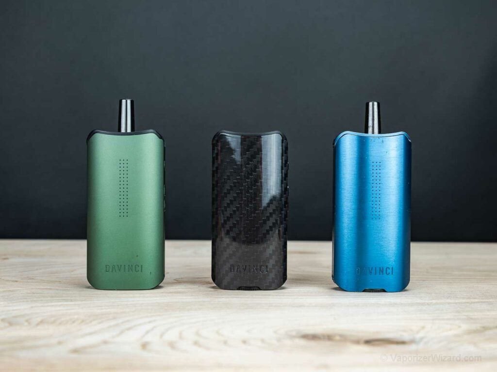 Davinci IQC with IQ2 Carbon and Original IQ2 Vaporizer