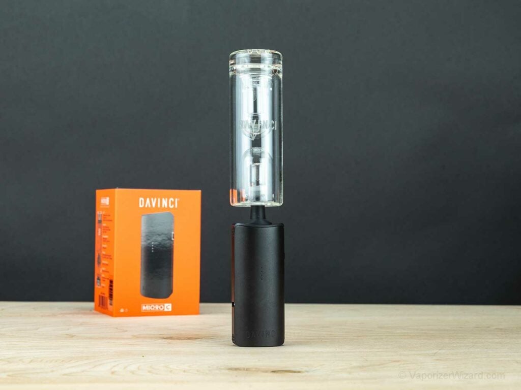 Davinci Miqro-C Vaporizer with 10MM WPA and Davinci Hydrotube