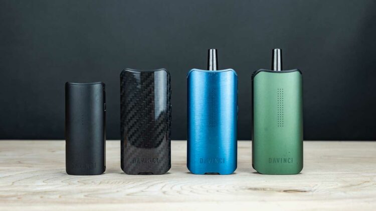 Davinci Miqro-C with Davinci IQ2 Carbon, Original IQ2 and Davinci IQC Vaporizer