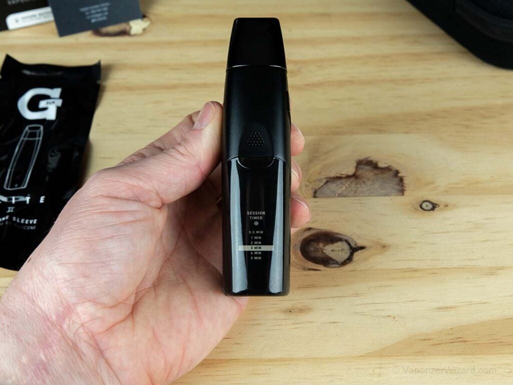 GPEN Elite II Vaporizer Session Timer Options