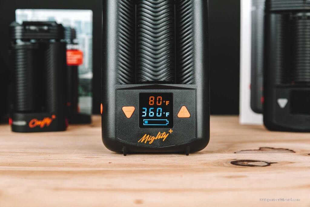 Mighty+ Vaporizer Display Screen