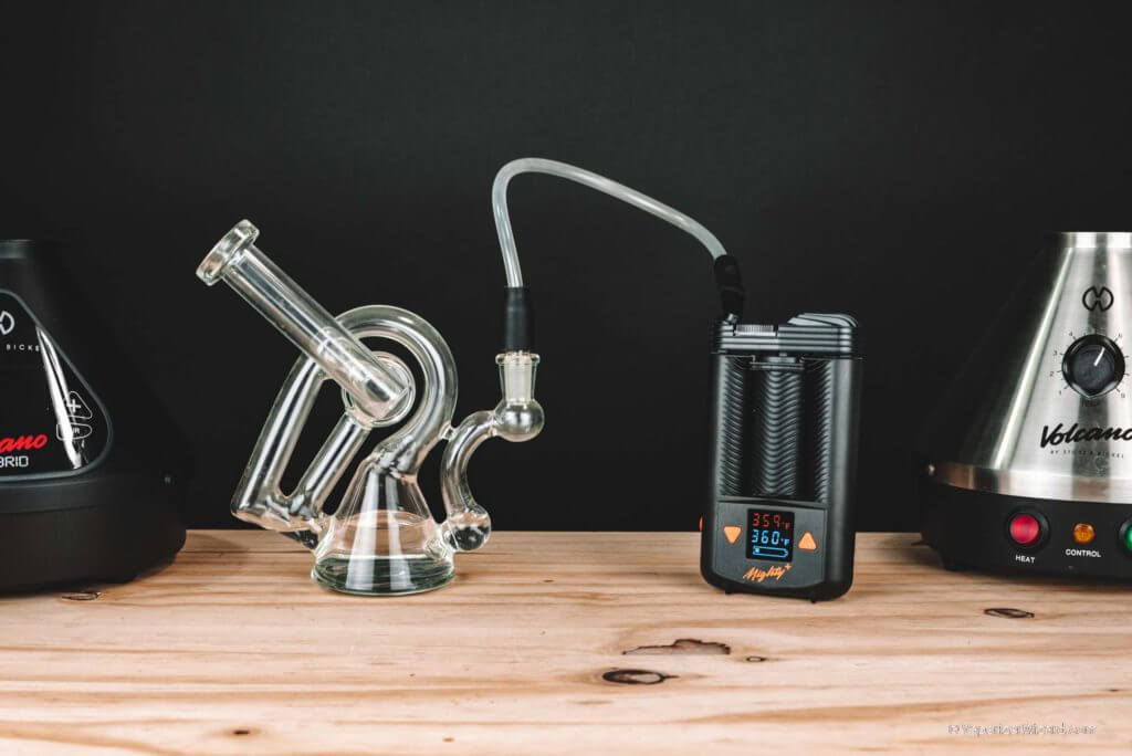Mighty+ Vaporizer with Whip and Water Pipe Adapter