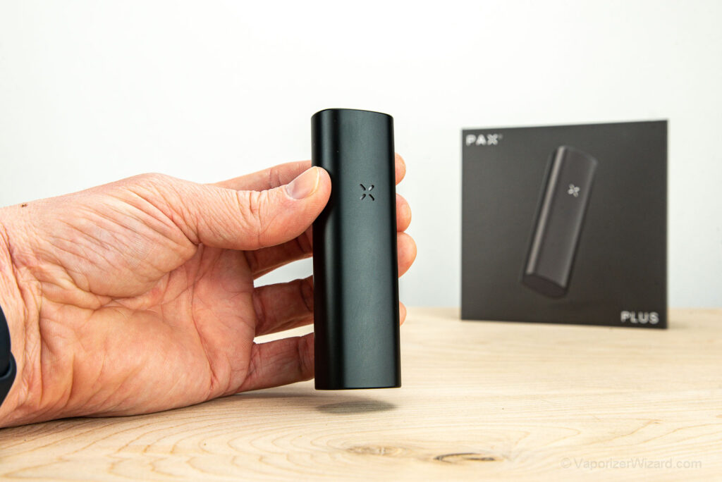Pax Plus Vaporizer Size-in-Hand