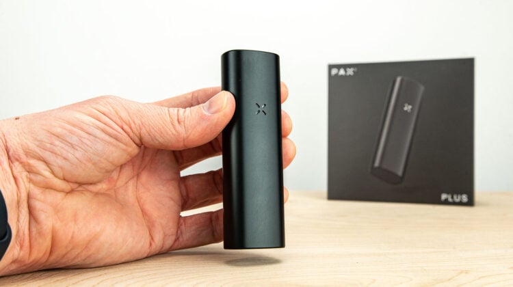 Pax Plus Vaporizer Size-in-Hand