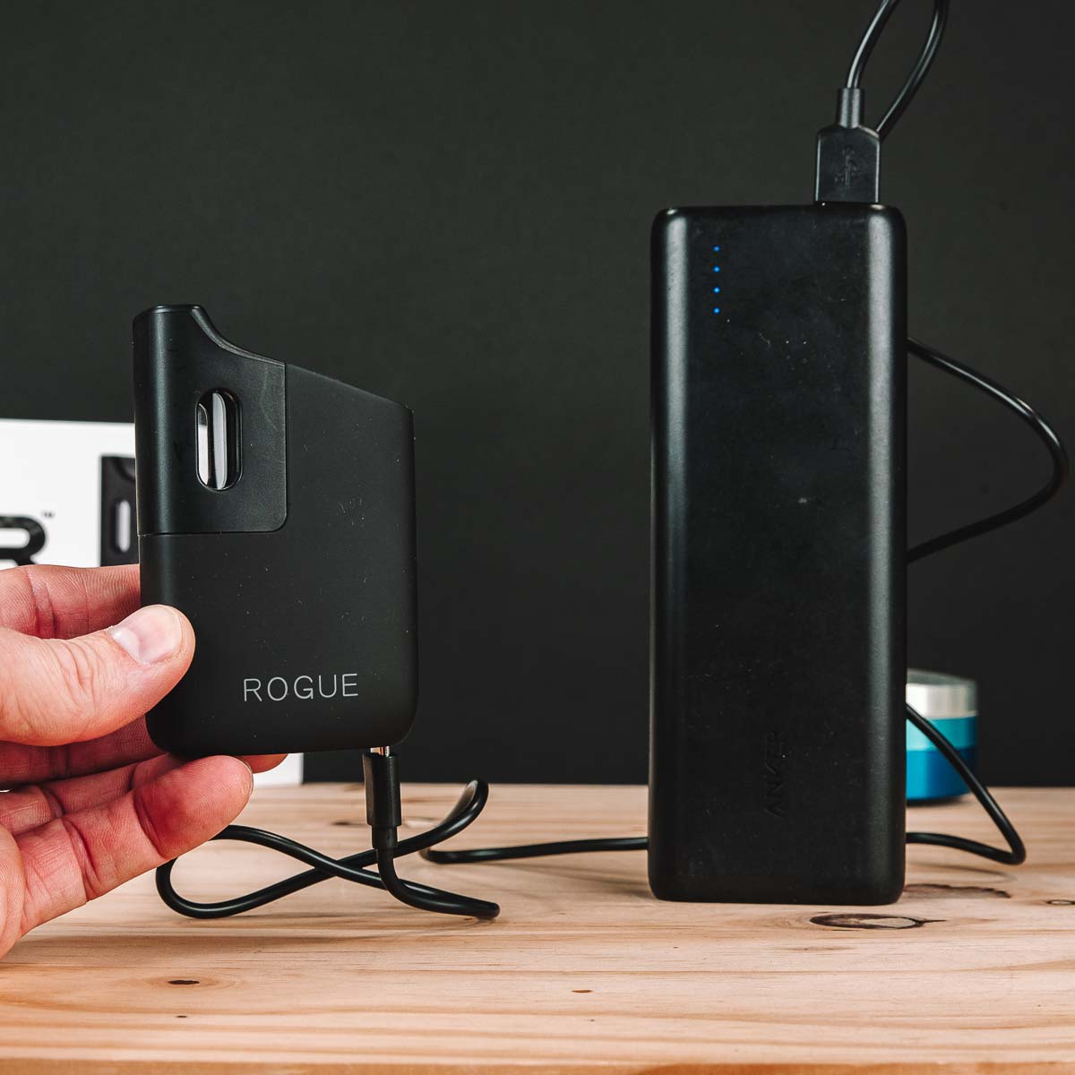Rogue Vape with Anker Battery Pack