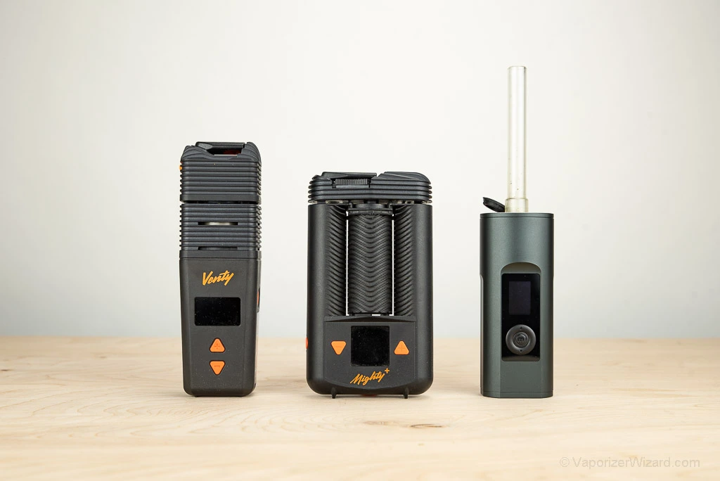 Solo 2 Max Compared to Venty and Mighty Plus Vaporizers