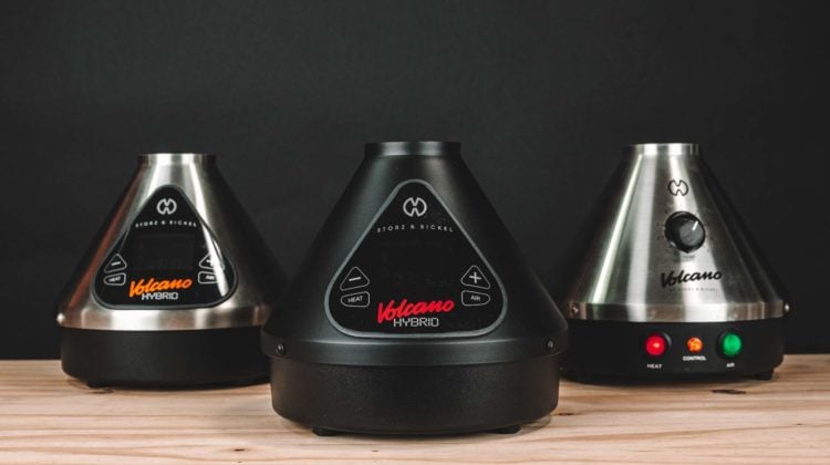 Volcano Hybrid Onyx with Volcano Classic and Original Hybrid