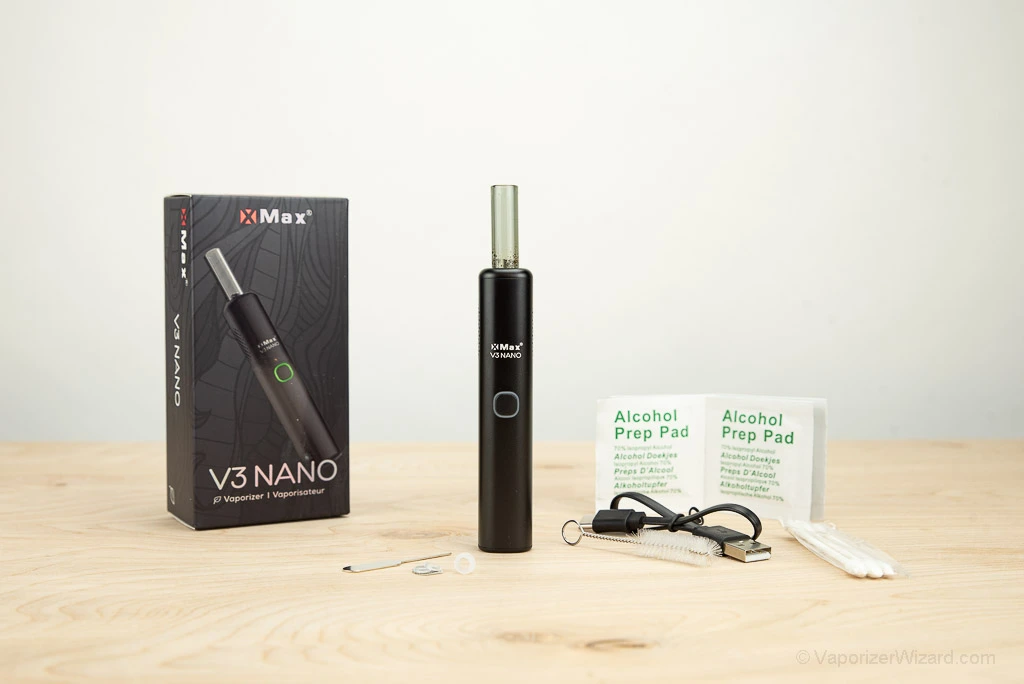 XMAX V3 Nano Vaporizer - Included in the Box